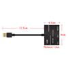 XQD Card Reader USB C SD XQD Card Reader Aluminum Alloy Flash Memory Card Reader Supper Speed Black view 4