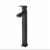 Pfister LG40DF1B Kenzo Single Control Vessel Bathroom Faucet, Matte Black,1-Hole view 1