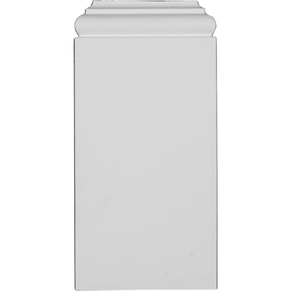 Ekena Millwork PB05X10X01TR Traditional Plinth Blocks, 5"W x 10 1/4"H x 1 1/4"P, Primed