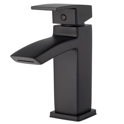 Pfister LG42DF1B Kenzo Single Control 4" Centerset Bathroom Faucet, Matte Black