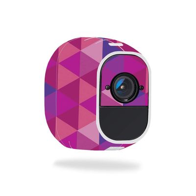 MightySkins Skin Compatible with Netgear Arlo Pro - Pink Kaleidoscope | Protective, Durable, and Unique Vinyl Decal wrap Cover | Easy to Apply, Remove, and Change Styles | Made in The USA