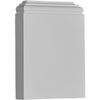 Ekena Millwork PB07X10X01TR Traditional Plinth Blocks, 7 3/8"W x 10 1/4"H x 1 7/8"P, Primed view 2