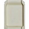 Ekena Millwork PB07X10X01TR Traditional Plinth Blocks, 7 3/8"W x 10 1/4"H x 1 7/8"P, Primed view 4