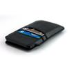 Dockem Provincial Wallet Sleeve for 6.5-6.7" iPhones, Vintage PU Leather, 2 Card Slots [Black] view 2