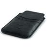 Dockem Provincial Wallet Sleeve for 6.5-6.7" iPhones, Vintage PU Leather, 2 Card Slots [Black] view 4