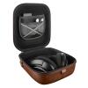 Geekria Shield Headphones Case Compatible with Sennheiser HD 550/505/599/598/560S/559/558/555/400 Pro, Replacement Hard Shell Travel Carrying Bag with Cable Storage (PU Brown) view 3