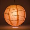 PaperLanternStore.com 8 Inch Roseate Irregular Ribbed Paper Lantern (10 PACK) view 2