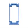 Carlon Lamson & Sessons A420 4" Two Gang Square Box Cover view 1