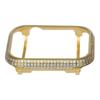 HJINVIGOUR Luxury Bling Cover Rhinestone Diamond Bezel Crystal Case Compatible Apple Watch Series 4 Series 5 6 SE 44mm 40mm (Gold, 40mm) view 2