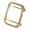 HJINVIGOUR Luxury Bling Cover Rhinestone Diamond Bezel Crystal Case Compatible Apple Watch Series 4 Series 5 6 SE 44mm 40mm (Gold, 40mm) view 4