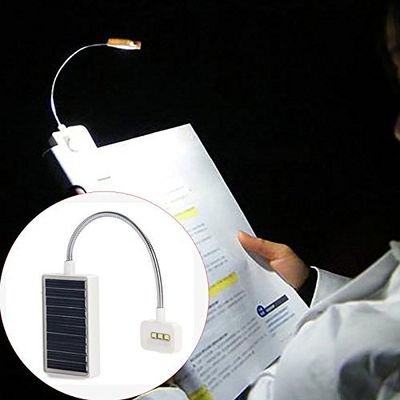 BANGWEIER Book Reading lamp Mini Solar LED Book Light Clip Multi-Use Adjustable Led Table Lamp for Music Stand or Book Reading Light
