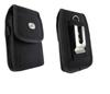 yan Black Canvas Case Holster with Belt Clip/Loop for Sprint Kyocera DuraPlus E4233 view 1