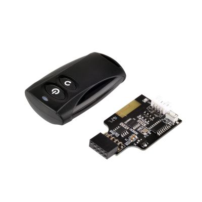 Silverstone Technology 2.4G Wireless Remote Computer Power/Reset Switch, USB 2.0 9-pin Interface ES02-USB Components Other