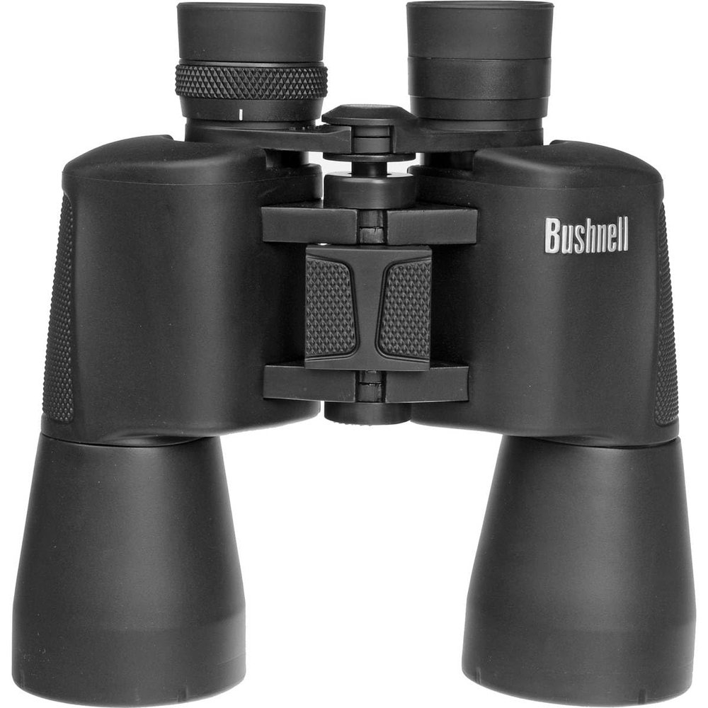 Bushnell 131056 Power View Binoculars, 10x50mm, BAK 7 Porro Prism, Black, 341 ft FOV 1000 yd