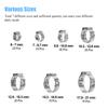 DYWISHKEY 136 PCS 7-21mm 304 Stainless Steel Single Ear Hose Clamps view 3