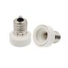 E-Simpo 4pcs E17 to E12 Adapter Intermediate Base E17 to Candelabra Base E12 Lamp Base Socket Holder Converter,Allow You Install Candle Lamp into E17 Socket PBT CE ROHS view 3