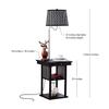 Brightech Madison Side Table with Lamp Combo with LED Bulb, Desk Lamp with USB Port, Bedside Reading Light, Modern End Table with Floor Lamp for Bedroom, Living Room, Office - Black view 4