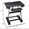 AMER Networks sit/Stand Table Top Desk Riser (AMRCT100) view 2