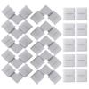 FULARR 20-Piece LED Strip Light Connector Set: 10 L-Shape, 10 Gapless Connectors, 10mm Non-Waterproof Snap Down, Strip to Strip Solderless Adapter view 1