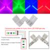 FULARR 20-Piece LED Strip Light Connector Set: 10 L-Shape, 10 Gapless Connectors, 10mm Non-Waterproof Snap Down, Strip to Strip Solderless Adapter view 3
