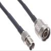 N Male to TNC Female Times Microwave LMR240 Ultraflex Cable 1ft view 1