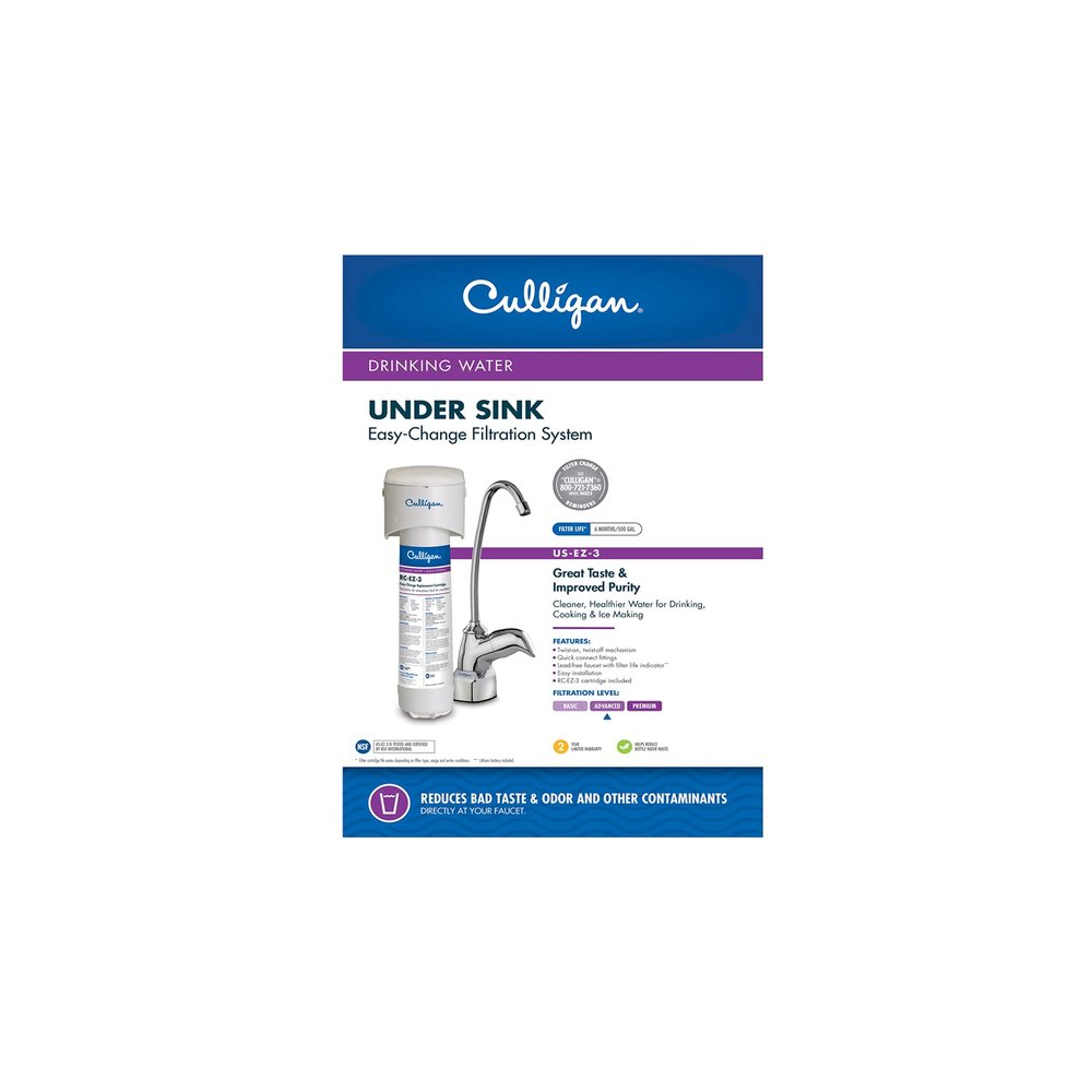 Culligan US-EZ-3 Drinking Water Filtration System Level 3
