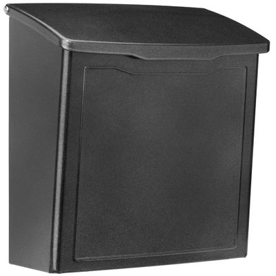 ARCHITECTURAL MAILBOXES 2681P Pewter Marina Wall Mount Mailbox, Small