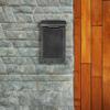 ARCHITECTURAL MAILBOXES 2681P Pewter Marina Wall Mount Mailbox, Small view 2