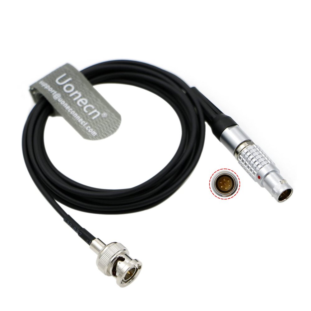 Uonecn Nor1438 BNC to 1B 7 Pin Male Run Stop Cable for Measuring Instruments Norsonic System.