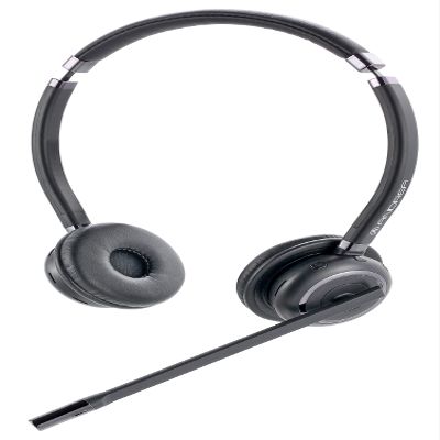 Andrea Communications C1-1030900-1 Wnc-2500 Wireless Noise-Canceling Bluetooth Stereo Headset,Black
