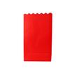 Quasimoon PaperLanternStore.com Red Paper Luminaries/Luminary Lantern Bags Path Lighting (10 Pack) view 2