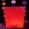 Quasimoon PaperLanternStore.com Red Paper Luminaries/Luminary Lantern Bags Path Lighting (10 Pack) view 3