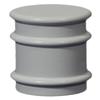Urbanest Spina Lamp Finial, 1 1/4-inch Tall, Glossy White view 1