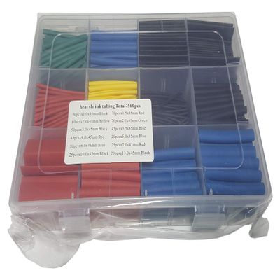 560 Pack XFITTING 2:1 Heat Shrink Tubing Tube Sleeving Wrap Cable Wire 5