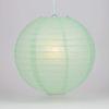 Quasimoon PaperLanternStore.com 14 Inch Cool Mint Even Ribbing Round Paper Lantern (10 Pack) view 1