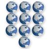 Quasimoon PaperLanternStore.com 16 Inch World Paper Lantern (10 Pack) view 1