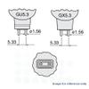 Ushio BC1506 1000344 - EPN JCR12V-35W Projector Light Bulb by Ushio view 3