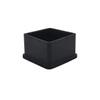 Flyshop 20 Pieces 50 x 50mm Rubber Chair Leg Caps Square, Non-Slip Protective Caps for Chair Legs, Floor Protectors Noise Reduction, Durable Foot Covers, Black Furniture Feet Gliders view 1