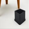 Flyshop 20 Pieces 50 x 50mm Rubber Chair Leg Caps Square, Non-Slip Protective Caps for Chair Legs, Floor Protectors Noise Reduction, Durable Foot Covers, Black Furniture Feet Gliders view 3