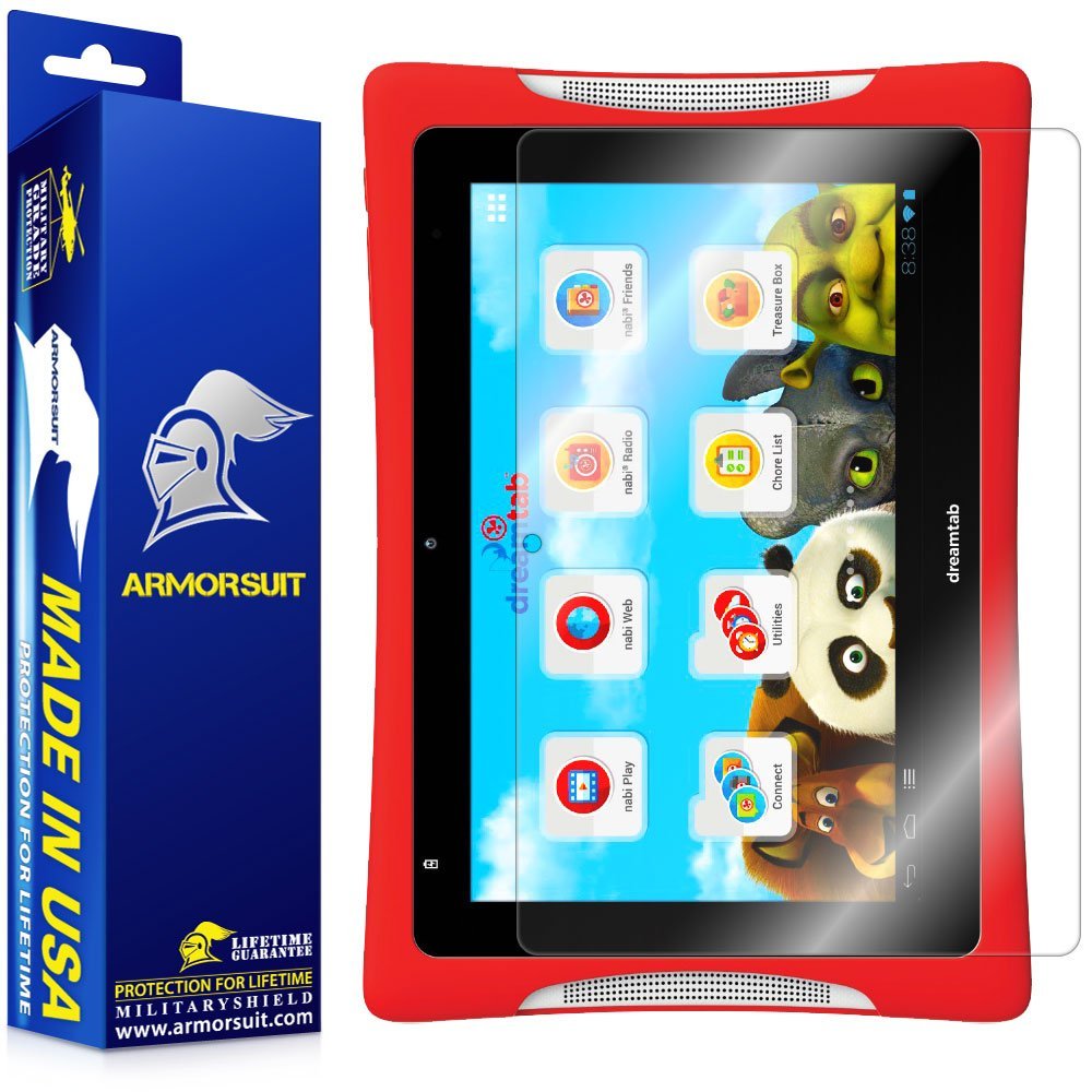 ArmorSuit MilitaryShield Screen Protector for nabi Dream Tab HD8/Dream Tab 8" - [Max Coverage] Anti-Bubble HD Clear Film