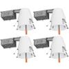 Sunco 4 Inch Recessed Lighting Housing Can, Remodel Air Tight Ceiling Cans, 120-277V,Hard Wired, TP24 Connector Included, Easy Install, IC Rated UL 4 Pack view 1