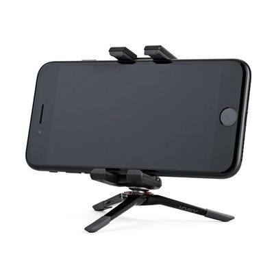 JOBY GripTight ONE Micro Stand, Universal Phone Holder, Small Tripod for Smartphone, Foldable and Portable, Watch FIFA World Cup Football, Black