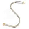Universal Gas Appliance Installation Kit - 22 One-Stop Range Hook-Up - Stainless Steel Flexible Connector Line - Brass Flare Shut Off Valve & Couplings - Water Heater Stove Fireplace view 3