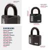 ABUS 37/55 MK KD Granit Alloy Steel Padlock Master Keyed (Code 0694) view 2