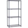 Nexelon Wire Shelving, Blue Epoxy, 48" W X 14" D X 86" H view 1