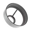 Lightolier 8238BK Lytespan Track Lighting Par-Tech Ring Shade Accessory, Black view 3