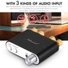 Nobsound NS-10G Bluetooth 5.0 2 Channel Power Amplifier HiFi Stereo Audio Mini Amp Wireless Receiver 50Wx2 for Home Speaker with USB & Bass Sound Effect (Black) view 4