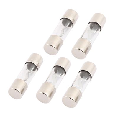 Aexit 5 Pcs Distribution electrical quality Glass Car Audio Power Wire AGU Fuses 100A 38mm x 10mm