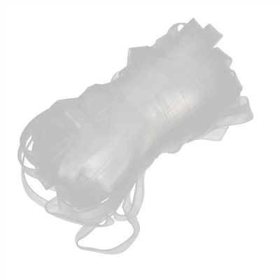 Aexit Heat Shrinkable Electrical equipment Tube 8mm Inner Dia Transparent Wire Wrap Cable Sleeve 20M Long