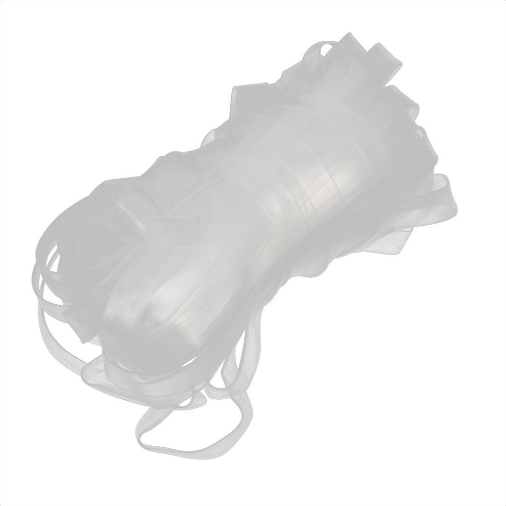 Aexit Heat Shrinkable Electrical equipment Tube 8mm Inner Dia Transparent Wire Wrap Cable Sleeve 20M Long